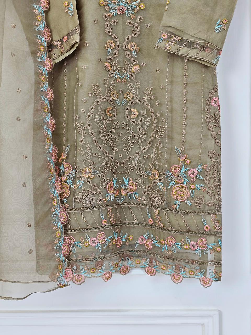 Nia Muse - 3 Piece Embroidered