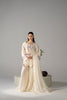 Ivory floral embroidered 3 piece Pakistani suit for women - photo 4